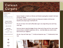 Tablet Screenshot of caravancarpets.com
